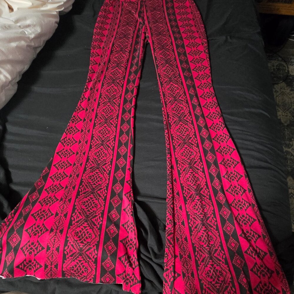 Stretchy flare pants